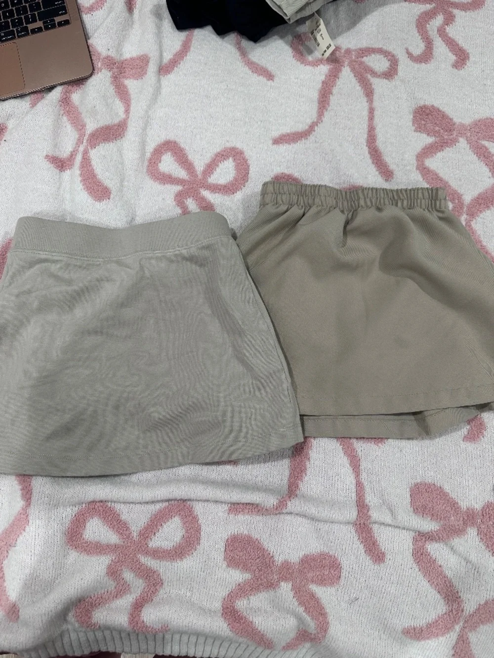 Girls Khaki School Uniform Skort Bundle Wonder Nation & Nautica Sizes 5 & 6